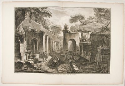 Widok na Porta dell autorstwa Francesco Piranesi