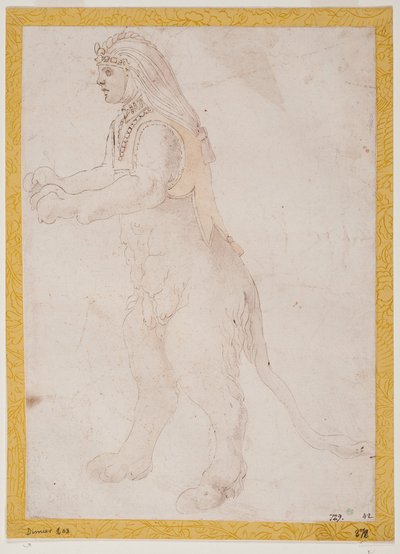 Stehende Sphinx autorstwa Francesco Primaticcio