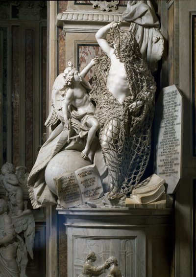 Ujawniono oszustwo (marmur) autorstwa Francesco Queirolo