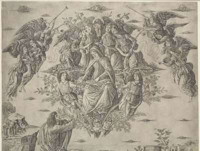 Wniebowzięcie Dziewicy autorstwa Francesco Rosselli