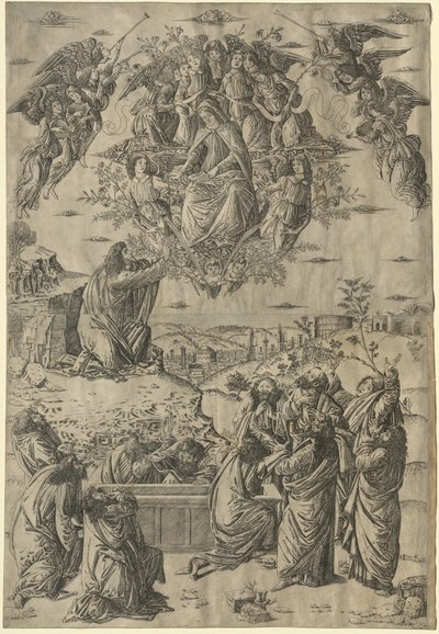 Wniebowzięcie Najświętszej Maryi Panny, c. 1495. autorstwa Francesco Rosselli
