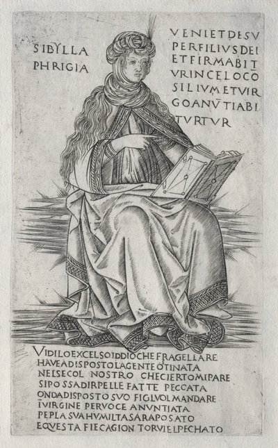 Sybille: Sybilla frygijska, ok. 1930 r. 1470-1480. autorstwa Francesco Rosselli