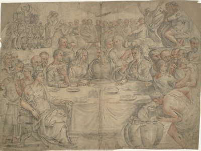 Małżeństwo w Kana autorstwa Francesco Salviati
