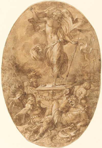 Zmartwychwstanie autorstwa Francesco Salviati