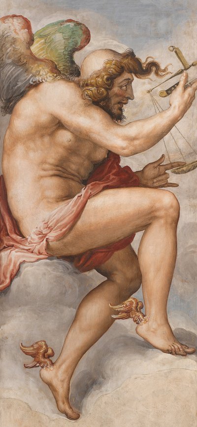 Czas jako okazja (Kairos) autorstwa Francesco Salviati