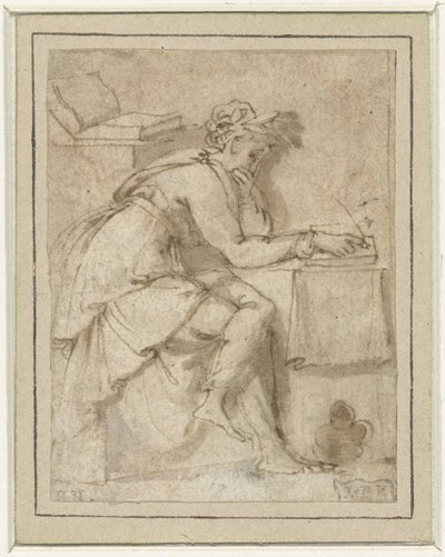 Siedząca muza (?) autorstwa Francesco Salviati