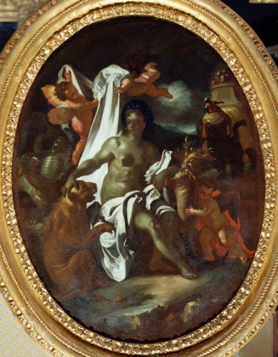Alegoria Afryki (olej na płótnie) autorstwa Francesco Solimena