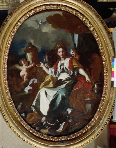 Alegoria Europy (olej na płótnie) autorstwa Francesco Solimena