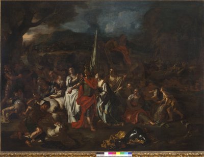 Dawid Pogromca Amalekitów, 1720-21 autorstwa Francesco Solimena