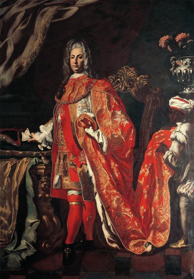 Portret Marzio Carafy, księcia Maddaloni, autorstwa Francesco Solimeny (1647-1747) autorstwa Francesco Solimena