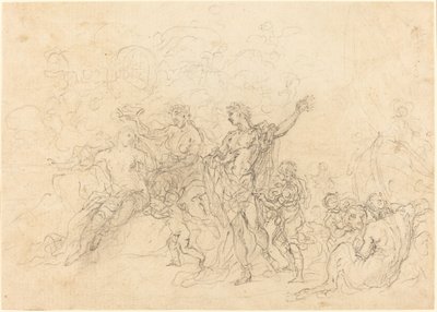 Małżeństwo Bachusa i Ariadny autorstwa Francesco Solimena