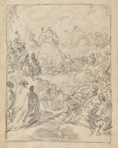 Triumf Trójcy (Gloria) autorstwa Francesco Solimena