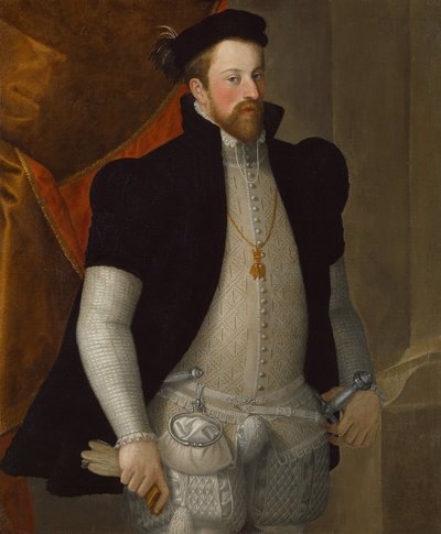 Portret Ferdynanda II (1529-1595), arcyksięcia Austrii autorstwa Francesco Terzio