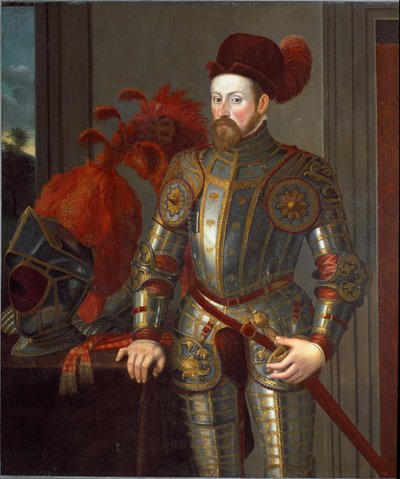 Portret Ferdynanda Tyrolskiego (Ferdynanda II Arcyksięcia Austrii), po 1546 (malarstwo) autorstwa Francesco Terzio