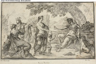 Wyrok Paryża autorstwa Francesco Trevisani