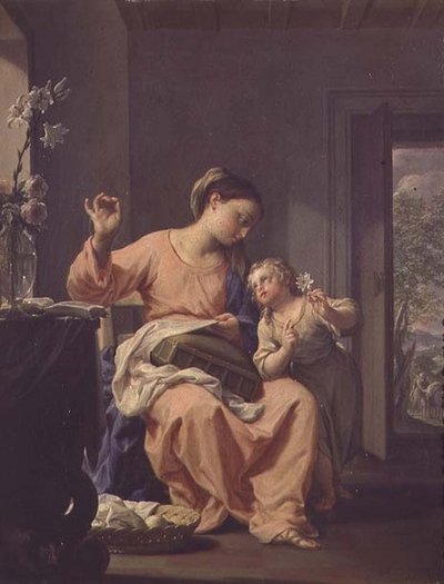 Madonna Sewingpoli autorstwa Francesco Trevisani