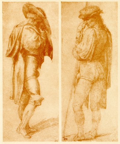 Studiuj na dwóch obrazach Józefa autorstwa Francesco Ubertini Bacchiacca