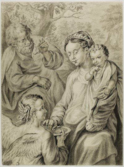 Odpoczynek podczas lotu do Egiptu, znany jako Madonna della Pappa autorstwa Francesco Vanni