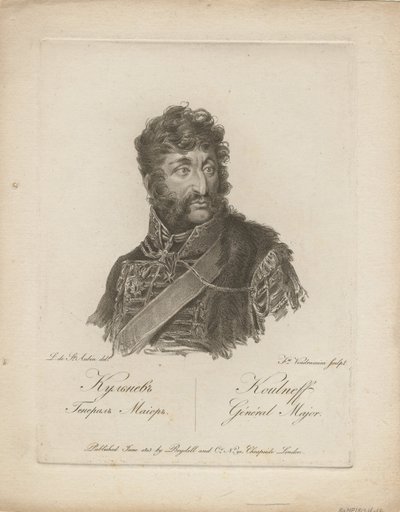 Jakow Pietrowicz Kulniew 1763-1812, 1813 autorstwa Francesco Vendramini
