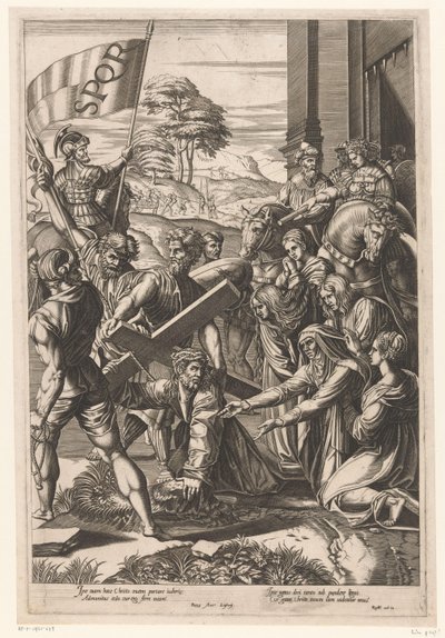 Chrystus poddaje się ciężarowi krzyża Il Spasimo di Sycylia autorstwa Francesco Villamena