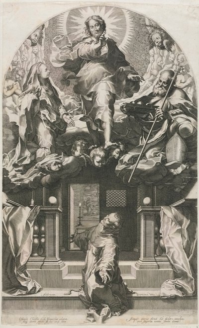 Ekstaza św. Franciszka autorstwa Francesco Villamena