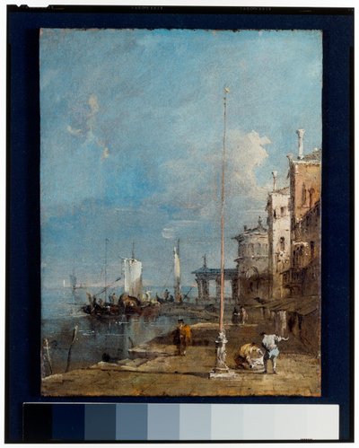 Capriccio Z Łukiem Triumfalnym i Tłem Miejskim autorstwa Francesco and/or Gian Antonio (1699 1761) Guardi