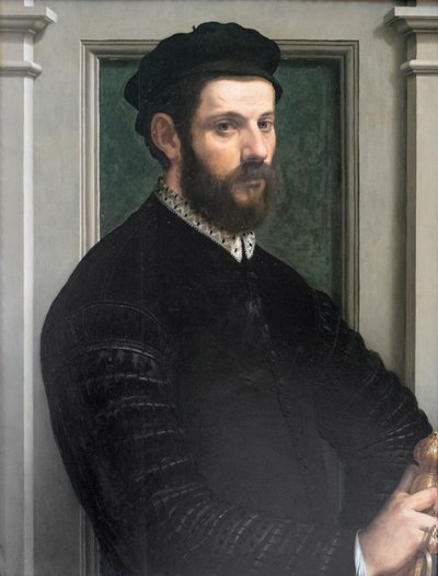 Portret dżentelmena autorstwa Francesco de Rossi Salviati Cecchino