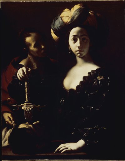 Judyta i Głowa Holoferna (olej na płótnie) autorstwa Francesco del Cairo