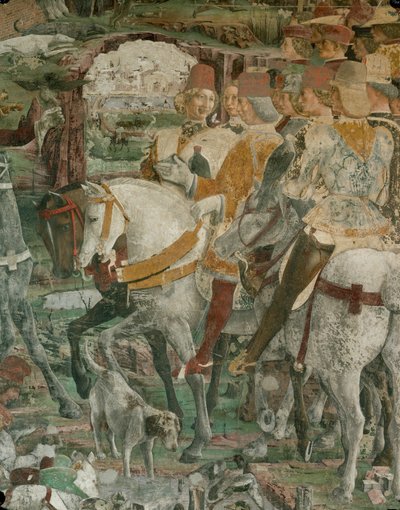 Sala Miesięcy: Marzec (fresk) autorstwa Francesco del Cossa