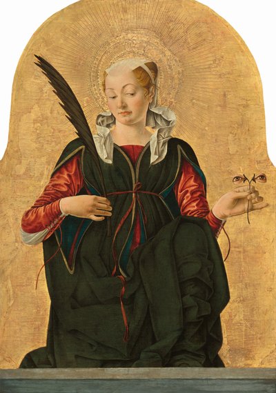 Św. Łucja, ok. 14731474. autorstwa Francesco del Cossa