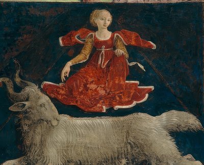 Baran, znak zodiaku marca. 1469/70 autorstwa Francesco del Cossa