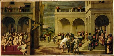 List Uriaha (obraz na drewnie topoli) autorstwa Francesco di Cristofano Franciabigio