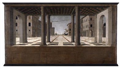 Niemiecki: Idealstadt Architectural Veduta autorstwa Francesco di Giorgio