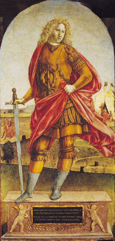 Publius Scipio Africanus (ok. 235-183 pne) (olej na panelu) autorstwa Francesco di Giorgio Martini