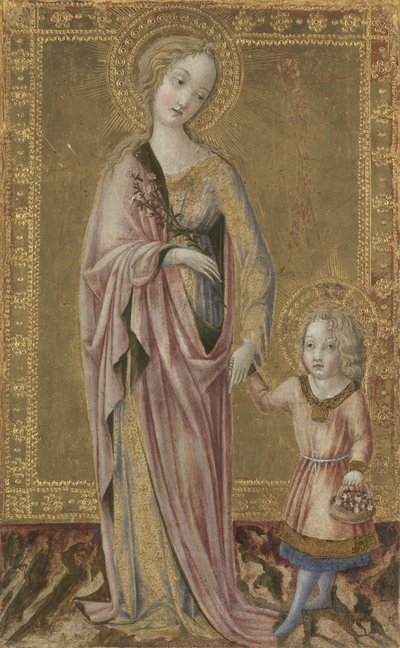 Św. Dorota i Dzieciątko Chrystus, ok. 1460 autorstwa Francesco di Giorgio Martini