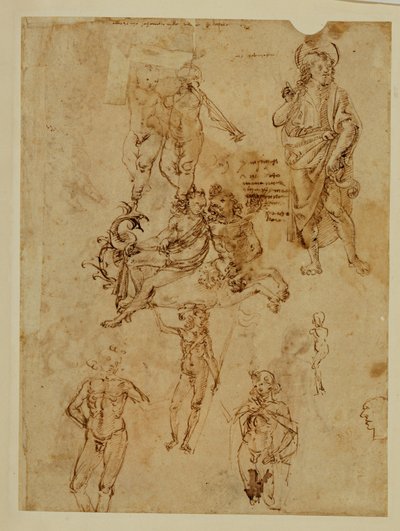 Centaur gwałcący nimfę ... autorstwa Francesco di Simone (attr. to)