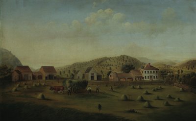 Leete Farm, West Claremont, New Hampshire, ca. 1822. autorstwa Francis Alexander