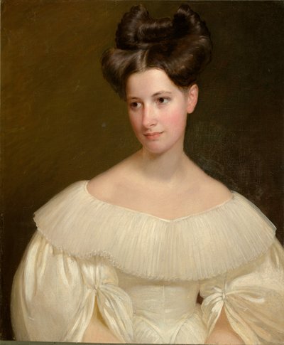 Mary Crowninshield Silsbee Sparks (pani Jared Sparks) (1809-1887) autorstwa Francis Alexander