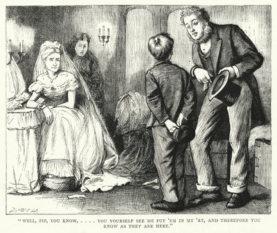 Ilustracja do wielkich nadziei autorstwa Charlesa Dickensa (rycina) autorstwa Francis Arthur Fraser