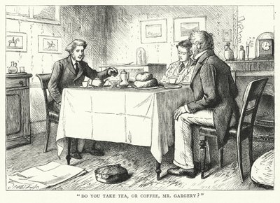 Ilustracja do wielkich nadziei autorstwa Charlesa Dickensa (rycina) autorstwa Francis Arthur Fraser
