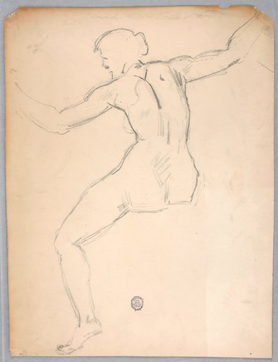 Szkic do „Nocy” autorstwa Francis Augustus Lathrop