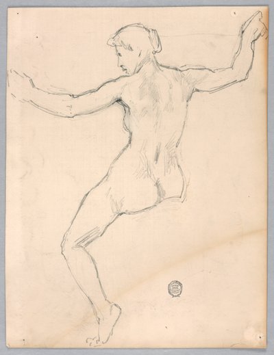 Szkic do „Nocy” autorstwa Francis Augustus Lathrop