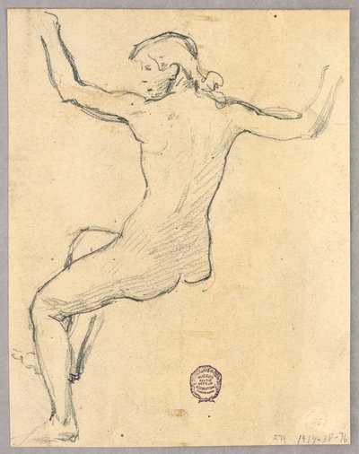 Szkic do „Nocy” autorstwa Francis Augustus Lathrop