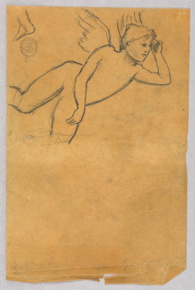 Szkic do Putto autorstwa Francis Augustus Lathrop