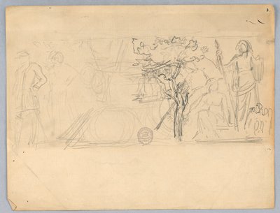 Szkic do fototapety autorstwa Francis Augustus Lathrop