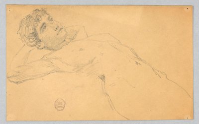 Szkic Aktu Kobiecego autorstwa Francis Augustus Lathrop