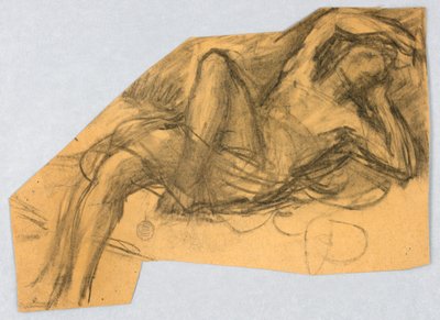 Szkic nagiej postaci autorstwa Francis Augustus Lathrop