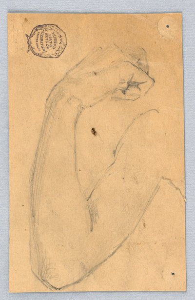 Szkic prawego ramienia autorstwa Francis Augustus Lathrop