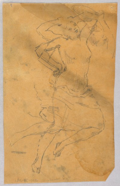 Szkic postaci kobiecej autorstwa Francis Augustus Lathrop