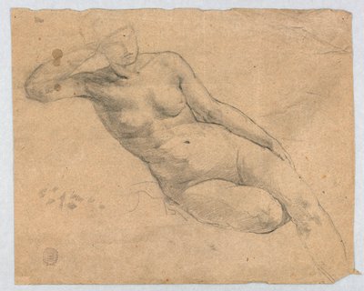 Szkic aktu kobiecego autorstwa Francis Augustus Lathrop